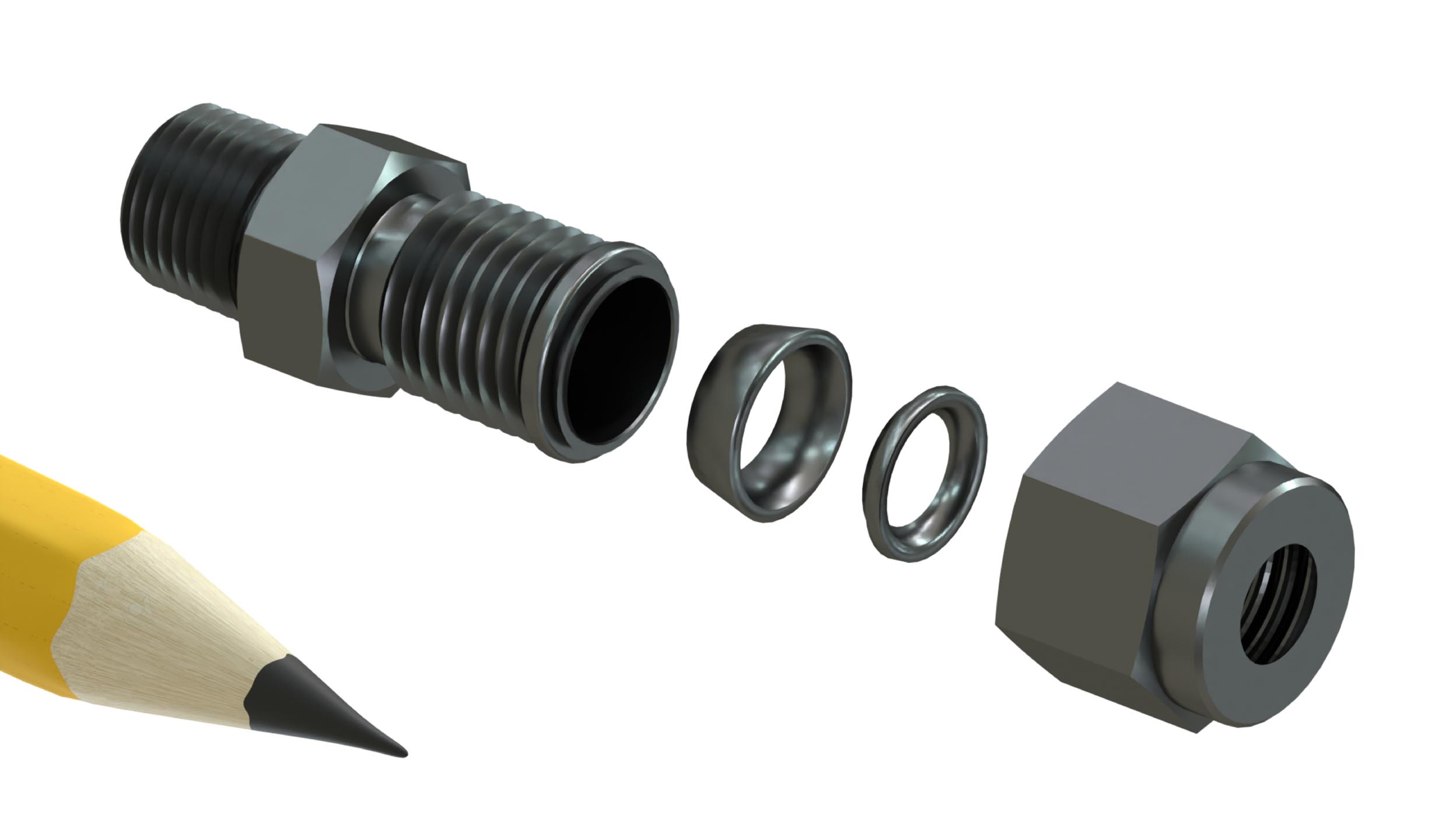 EGT Probe Compression Fittings 1/8" NPT Thread